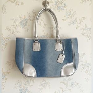 Neiman Marcus Jean Tote Bag